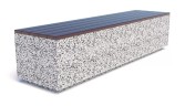 Скамейка бетонная Еврокуб 2000x500x450